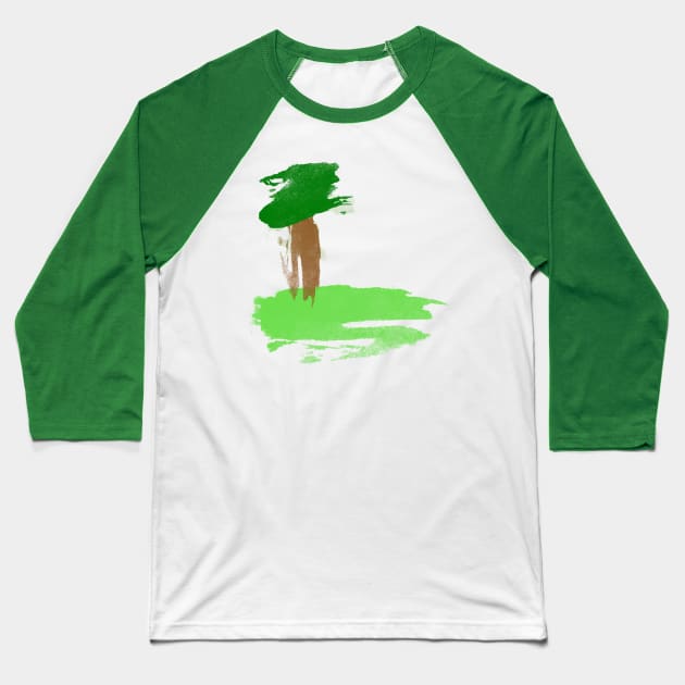 Tree Baseball T-Shirt by Eaukira